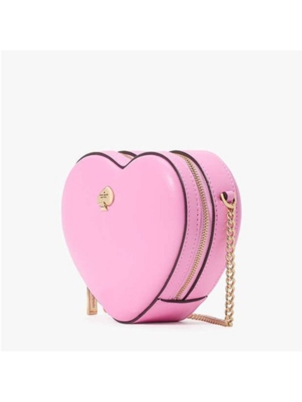 kate spade x LoveShack Fancy Pink Heart Crossbody Bag (small)